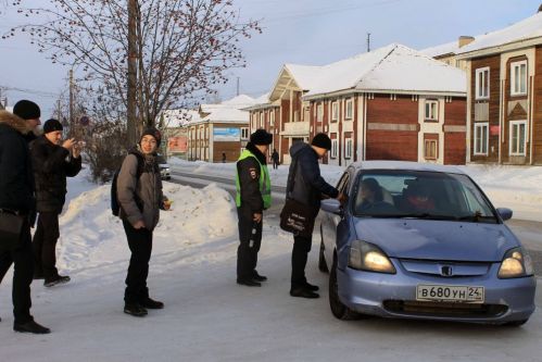 Дорожные полицейские и общественники Лесосибирска объявили о начале акции «Азбука пешехода».